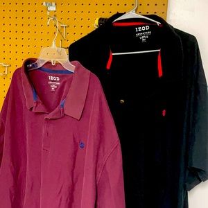 Lot of 2 IZOD 5XLT 5XTall Polos